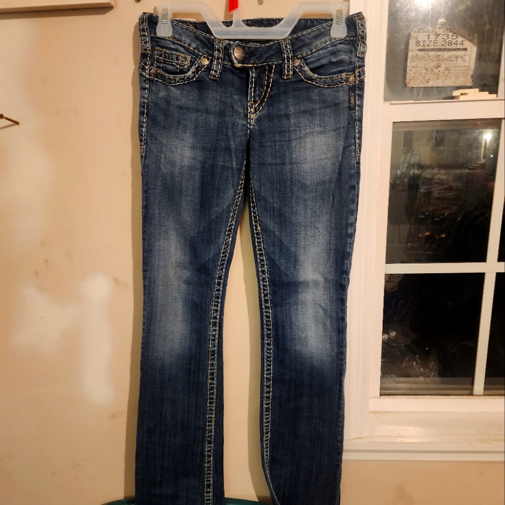 Silver jeans